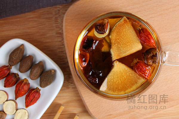 橘红栀子茶