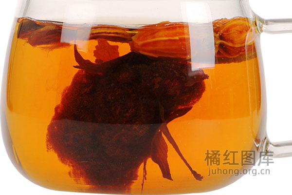 橘红栀子茶